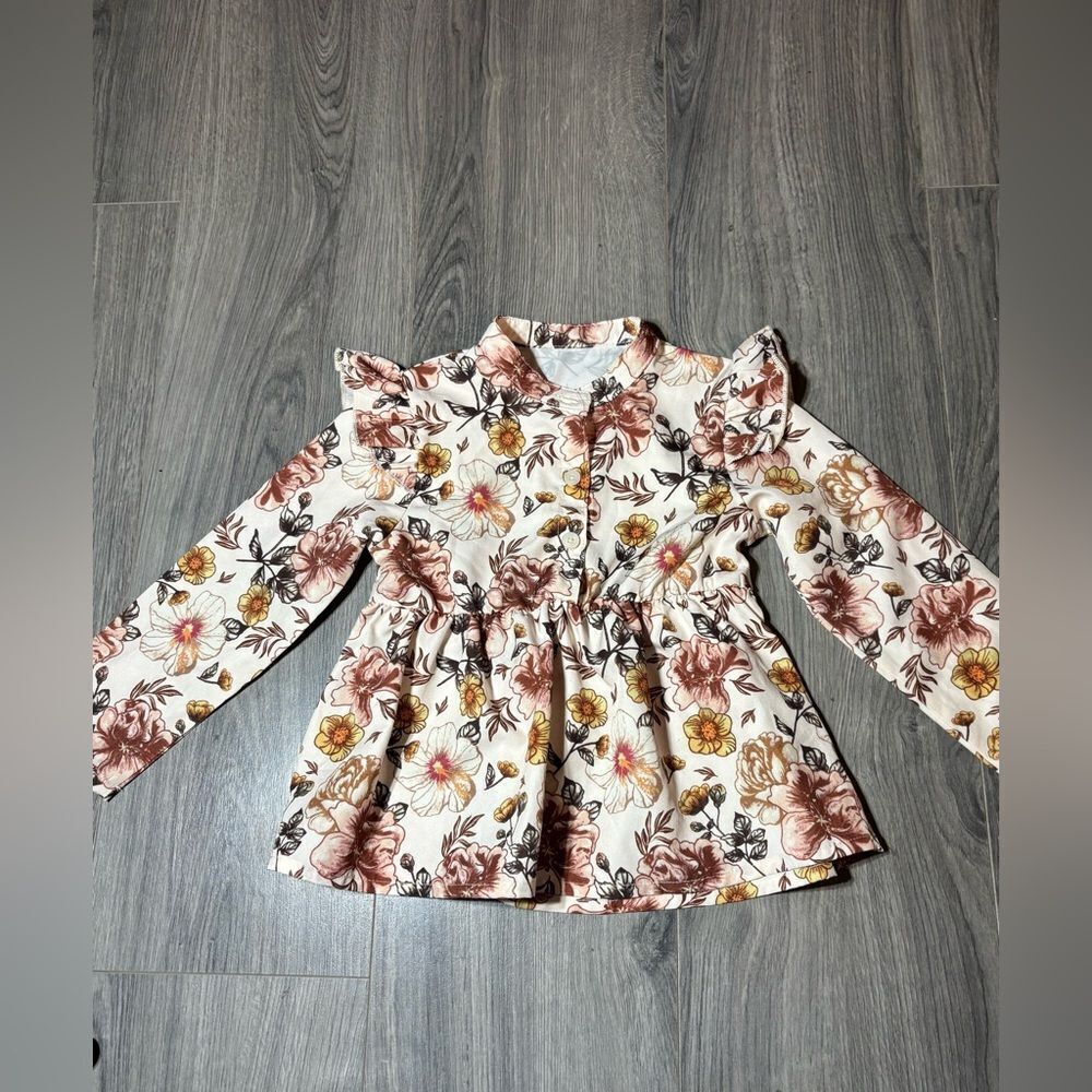 Girls Polyester Long Sleeve Blouse Top Size 5Y EPC